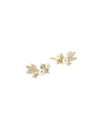 Lumi Pearl Earstud  Golden