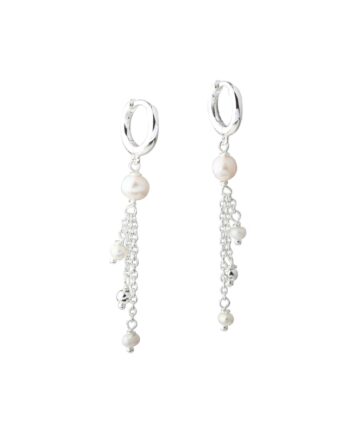 Lunella Hoop  Silver