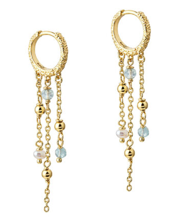 Lunella Sky Hoop  Golden