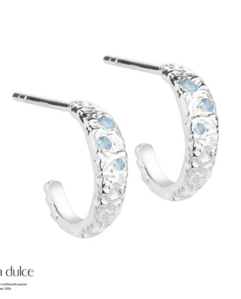 Mess Hoop Blue  Silver