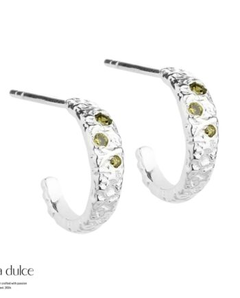 Mess Hoop Olive  Silver