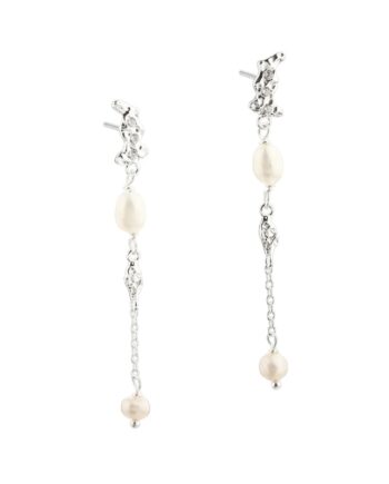 Milena Long Earstud  Silver