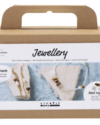 Mini Diy Kit Smykker Krystalhalskæde øreringe