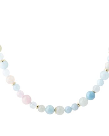 Morganite Dream Necklace  Golden