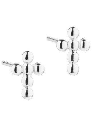New Cross Earstud  Silver