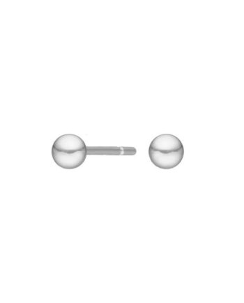 Nordahl Andersen Rhod Sølvørestikker Kugle 3mm
