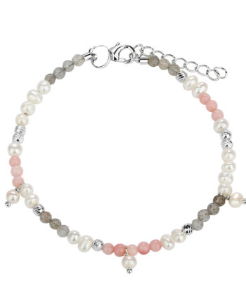 Opal Love Bracelet  Silver