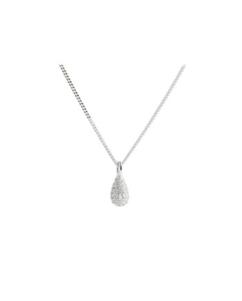 Pav Necklace  Silver