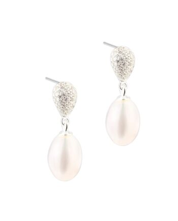 Pav Pearl Earstud  Silver