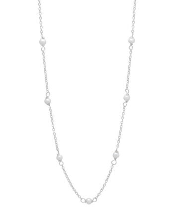 Pearly Necklace  Silver
