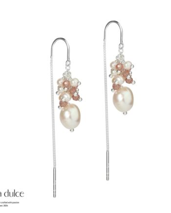 Pebble Rose Earthread  Silver