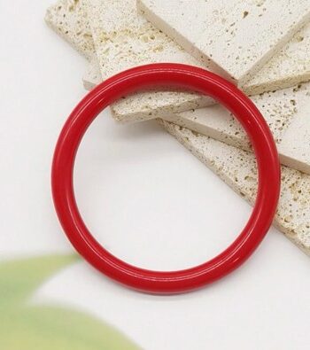 Plastik Armring Cuff Rund Rød