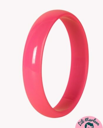 Plastik Armring Hot Pink Retro Bangle Cuff Rund Hot Pink