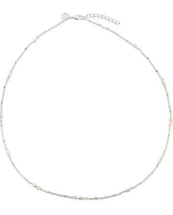 Rice Dots Necklace  Silver