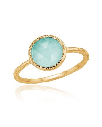 Ring Med Aqua Calcedon