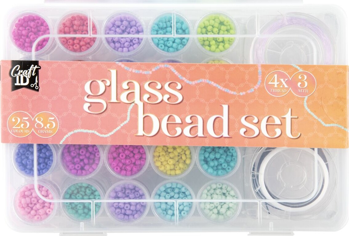Rocaiperler Sæt Farver Craft