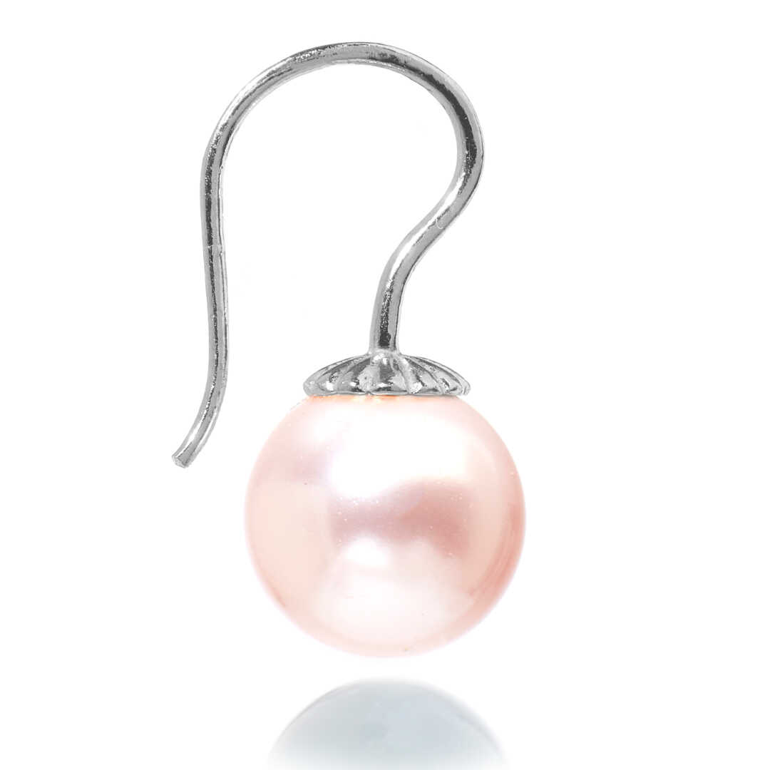 Romantic ørering Crystal Roseline Sølv