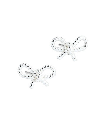Rope Bow  Silver