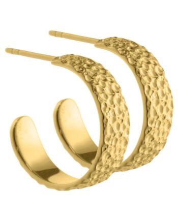 Ruffle Hoops  Golden