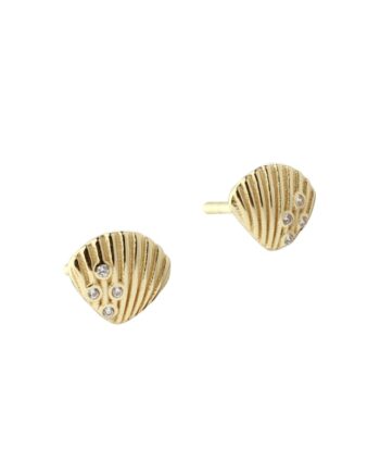 Shelly Medium Earstud  Golden