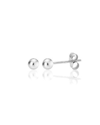 Shiny Ball Earstud  Silver