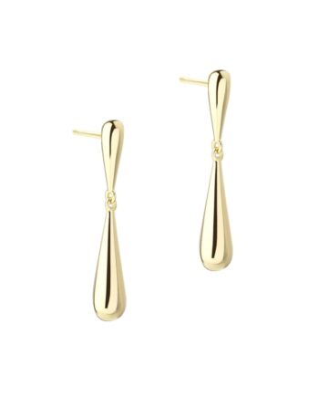 Shiny Drop Earstud  Golden