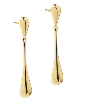 Shiny New Big Drop Earring  Golden