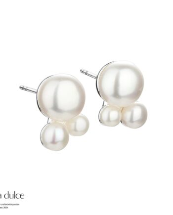Short Bobbly Earstud  Silver