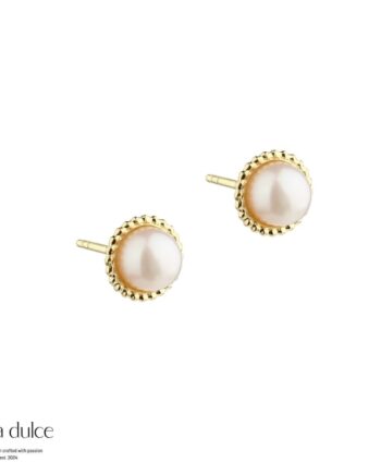 Simple Tina Earstud  Golden