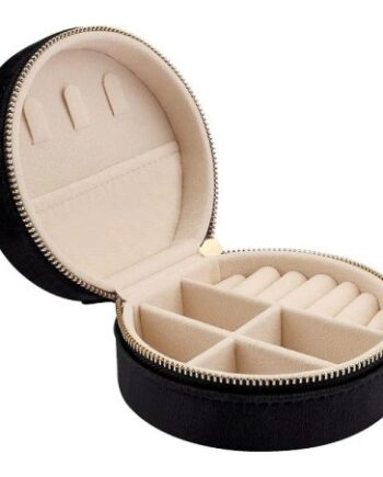 Smart Rund Smykkeopbevaring   Organizer Travel Size Flere Farver