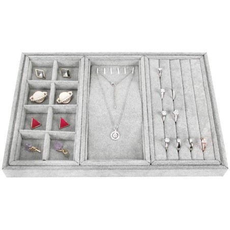 Smart Smykke Display Organizer Grå