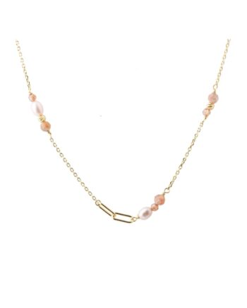 Sunella Link Necklace  Golden