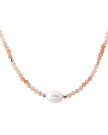 Sunella Mix Necklace  Silver