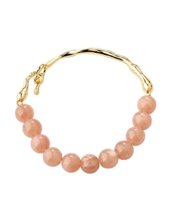 Sunella Semi Bangle  Golden