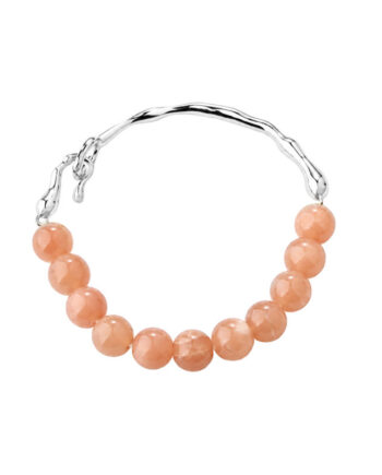 Sunella Semi Bangle  Silver