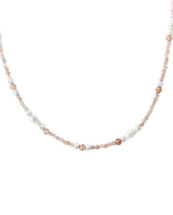 Sunella Simple Necklace  Silver