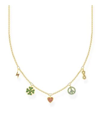 Thomas Sabo Charming Gold Symbols Guld Halskæde 45cm