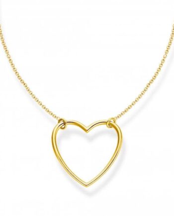 Thomas Sabo Heart Guld Halskæde 45cm