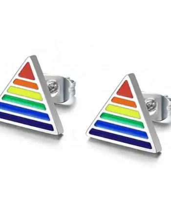 Triangle Lgbt ørestik